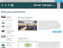 Tablet Screenshot of leinervargas.com